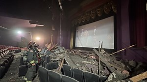 158K views · 738 reactions | Viewers attending a showing of the new Captain America movie at Liberty Cinema were thrown into an action movie of their own when the ceiling collapsed during the film. Full story here: https://komonews.com/news/local/movie-theater-ceiling-collapses-during-showing-of-new-captain-america-movie-in-wenatchee-iron-man-marvel-washington-danger-weird-fire-destruction-danger-warning-film-avengers | KOMO News | Facebook
