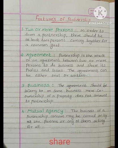 #class 12 Accountancy chapter 1/partnership/Definition/features of partnership