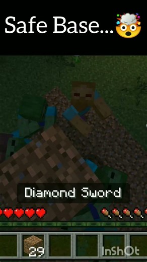 MINECRAFT Safe Base...!!😱🤯 #minecraft #minecraftviralhack #viralshorts #shorts #trending