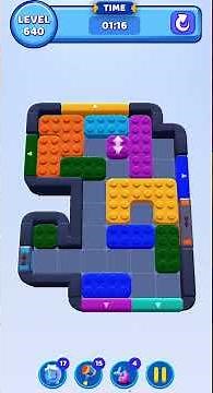 Color Block Jam Level 640 Solution Walkthrough #colorblockjam #gaming #colorblockjamgame #games