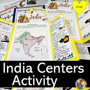 India Centers and Lap Book Activity