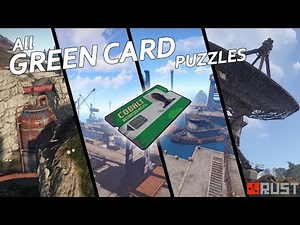 PC & Console RUST: All Green Keycard Puzzles (Updated 2024)