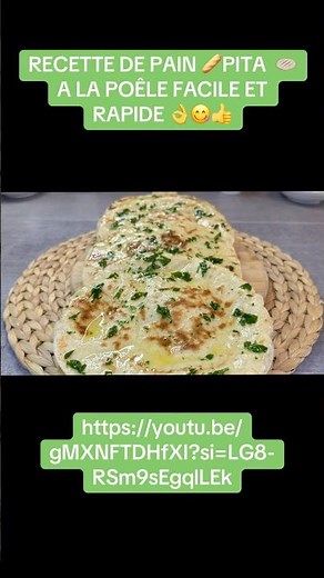 RECETTE DE PAIN 🥖PITA 🫓 A LA POÊLE FACILE ET RAPIDE 👌😋👍 #bonnecuisine #ramadan #pain #délices