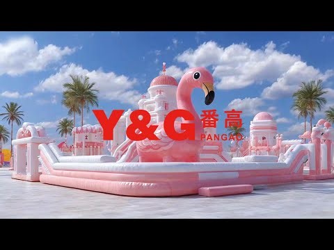 🦩 Flamingo Fun Explosion! The Hottest Bounce House Park for Kids & Parties!