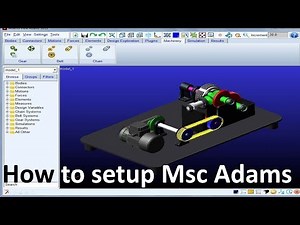 How to setup MSC Adams multibody dynamics software with activation