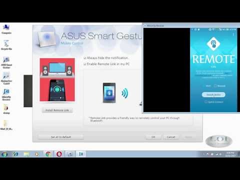 how to control your pc with asus smart phone || with remote link app and asus smart gesture