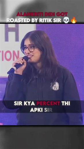 Ritik Sir Roasts Alankriti Didi 💀🔥 #pw #neet #shorts #viral #trending #fyp #viralvideo #explore