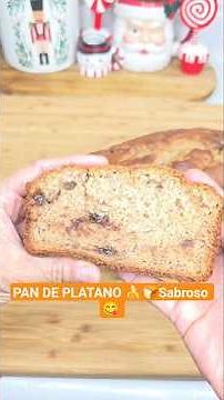 Receta fácil de PAN DE PLATANO oh panque de banana #bananabread #pandeplatano #panquedebanana