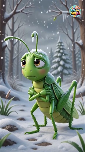 The Ant and the Grasshopper | Moral Story for Kids | English short story for kids | Learn with Smile