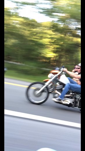 Chopper guys are weird. #harley #haeydavidson #motorcycles #chopper #openroad #riding #foryoupage #classicrock #streetglide