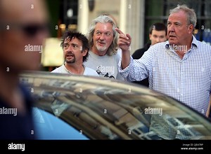 Krakow, Poland. 24th June, 2022. The Grand Tour stars, Jeremy Clarkson, Richard Hammond and James May, visit Cracow, Poland, while on tour filming the show. The Grand Tour is a British motoring television series, created by Jeremy Clarkson, Richard Hammond, James May, and Andy Wilman, made for Amazon exclusively for its online streaming service Amazon Prime Video which premiered in 2016. The programme was conceived in the wake of the departure of Clarkson, Hammond, May and Wilman from the BBC se