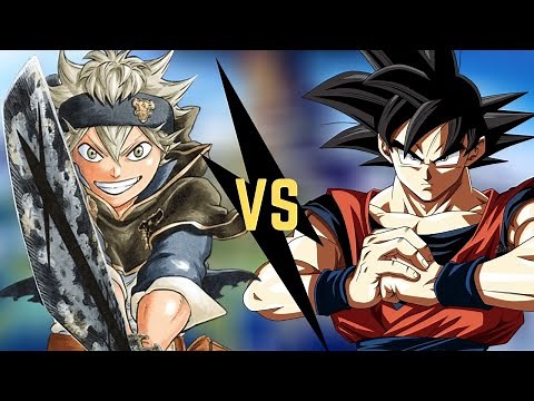 Asta VS Goku | Black Clover VS Dragon Ball | Arcade Anime
