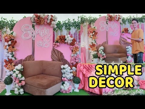 Birthday Decoration Ideas at Home | Debut Decorations