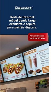 Internet M2M para Painési Digitais DOOH | Datatem