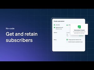 No-code: Get and retain subscribers