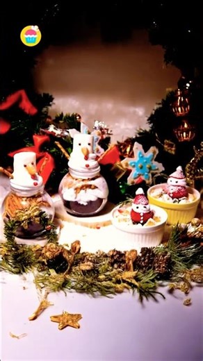 Dessert Jars for Christmas 🎁🍰 #shorts #christmas #cake