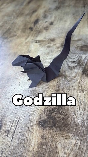 Origami World on Instagram: "EASY ORIGAMI GODZILLA PAPER CRAFT TUTORIAL STEP BY STEP #origami #origamiart #diy #godzilla #godzillavskong #cosplay #easytutorial"