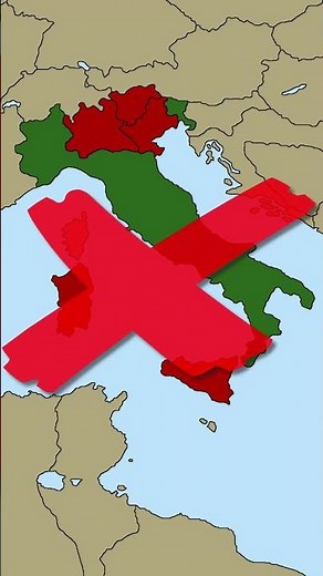 What would the borders of Italy look like if they collapsed? #ww3 #italy #history