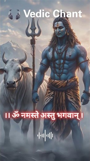 Overthinking? Listen to Namaste Astu Bhagavan 🔱 Mahadev Vedic Chant 🕉️