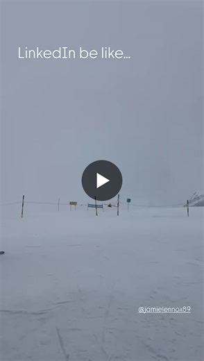 Linkedin be like... Monitoring the market, swaps etc have nothing on navigating a white out day. | Jamie Lennox CeMAP