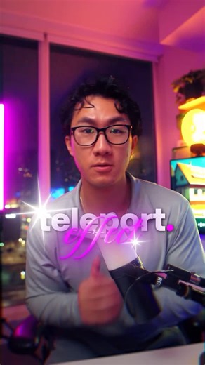 Jason Pham | how to use the teleport effect for instant scene transitions 🚀 the teleport effect creates fast, seamless jump transitions that make your... | Instagram