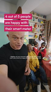 4 out of 5 people are happy with their smart meter 💚 Get accurate bills, help with household budgeting, and make savings! Find out more here 👇 smartenergygb.org/4-out-of-5 | Smart meters