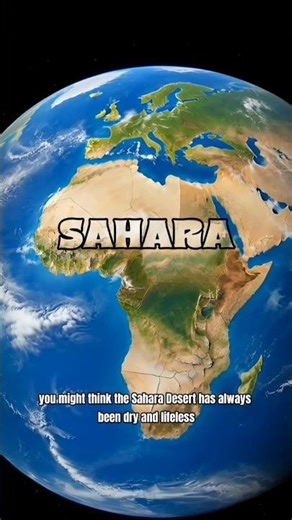 🏜️🌿 What If the Sahara Desert Turned Green Again? 🌍#shorts #vuralshort #geography #sahara