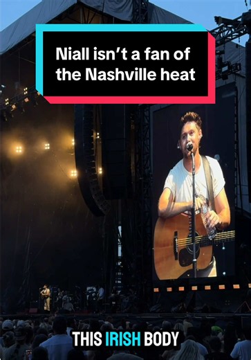 Tonight’s Nashville weather report brought to you by @Niall Horan 🥵 #Nashville #615 #Niall #NiallHoran #Summer