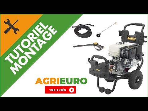 Assemblage du Nettoyeur haute pression à moteur thermique DeWalt DXPW 010E - moteur Honda GX 390