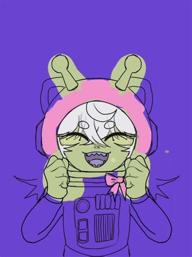 First complete drawing of the year! #alien #art #drawing #colorful #speeddraw