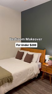 🎨✨ Bedroom makeover on a $200 budget! This room was begging for a fresh coat of paint, & the Wagner PowerFlow EZ Roller fit right into the budget, making it an easy project from start to finish 🪣 | Wagner Painting
