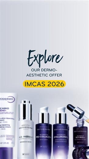 NAOS Global on Instagram: "At IMCAS, NAOS presents its targeted selection for dermo-aesthetic treatments combining BIODERMA’s dermatological expertise with INSTITUT ESTHEDERM’s aesthetic expertise. Based on Ecobiology, the NAOS dermo-aesthetic assortment offers complete routine for post-procedures with: • a shared base for hygiene, healing and sun protection • a follow-up step with AGE PROTEOM, the only patented biotechnology that durably protects skin proteins, extending cellular longevity and