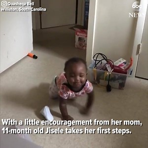730K views · 10K reactions | Adorable 11-month-old girl takes her...
