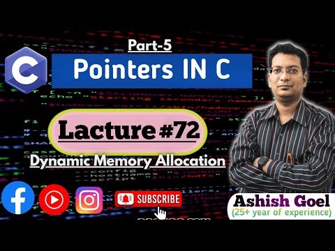 C_72 | Dynamic Memory Allocation in C | Part-5 | #pointers #dma #cprogramming #coding #examples