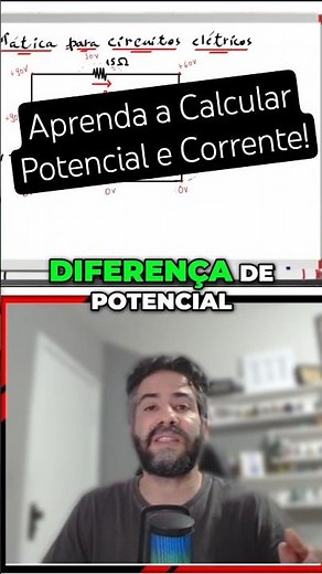 Calculando Corrente e Potencial em Resistores: Aprenda! #Física #Eletricidade #Vestibular #ENEM