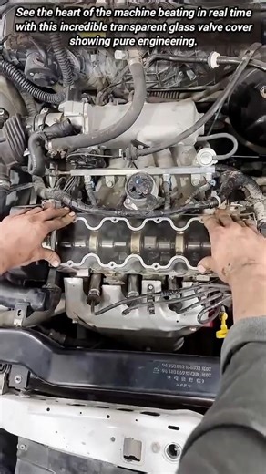Watch the Internal Lubrication Process Through a Glass Cover