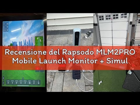 Recensione del Rapsodo MLM2PRO Mobile Launch Monitor + Simulatore Golf