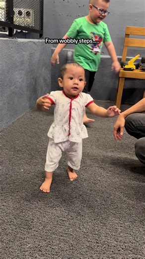 Capturing Every Moment: Toddler's First Steps Journey