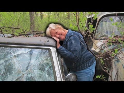 SHE LOST HER CAR IN THE WOODS AND AFTER SEARCHING FOR YEARS SHE FINALLY FOUND IT...