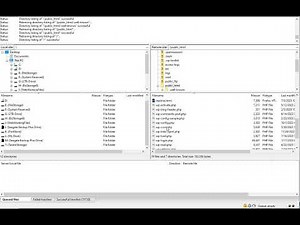 Using FileZilla to download backup files