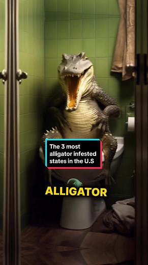 The 3 most alligator infested states in the U.S | Alligator