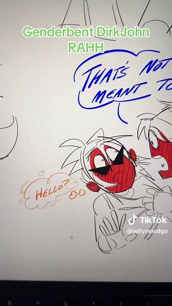 DirkJohn Genderbend Art and Drawing Creation