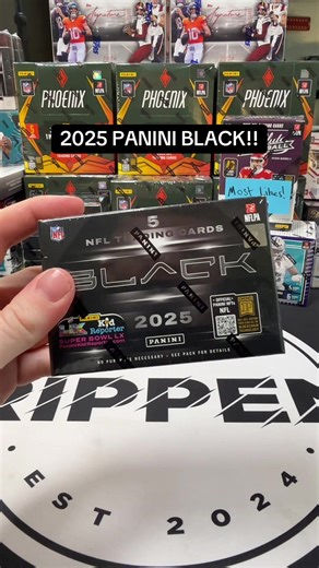 2025 Panini Black Live Break Announcement