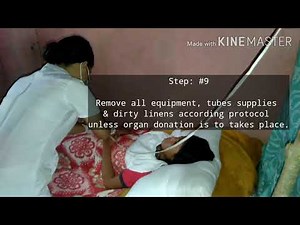 Post-Mortem Care ( Return Demonstration )