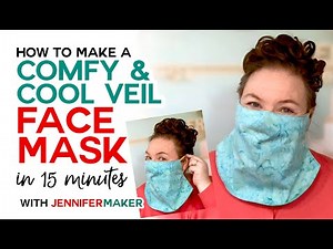Easy Veil Face Mask - Cool for Summer! - Free 15-Minute Pattern
