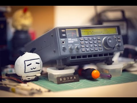 AOR AR-5000 SRCH scan mode demo & setup by BD7PA