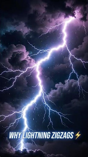 Why Lightning ZIGZAGS