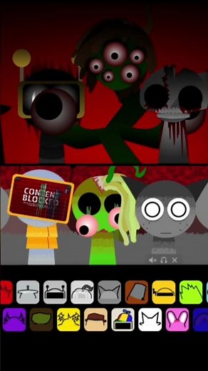 Sprunki VS Battle Normal vs Horror #sprunki #sprunkivs #sprunkihorror #sprunkicharacters