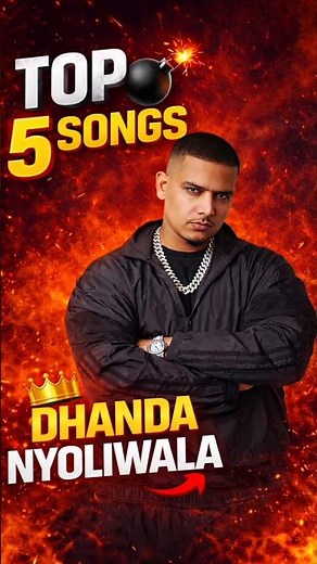 Top 5 Best Songs of Dhanda Nyoliwala🔥🎧| Haryanvi Rap King👑 | #dhandanyoliwala #punjabisong #shorts