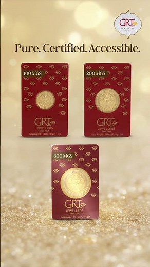 Invest in 24 Karat Gold Coins, Invest For The Future | GRT Jewellers